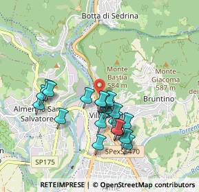 Mappa Via Ventolosa, 24018 Villa d'Almè BG, Italia (0.8105)