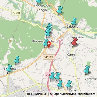 Mappa Via Braggi, 36013 Piovene Rocchette VI, Italia (2.66722)