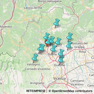 Mappa Via Braggi, 36013 Piovene Rocchette VI, Italia (9.49692)