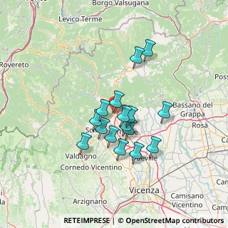 Mappa Via Braggi, 36013 Piovene Rocchette VI, Italia (10.64063)