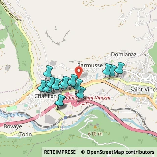 Mappa Localita' Chavod, 11024 Châtillon AO, Italia (0.8005)