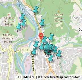 Mappa Via Boccaline, 24018 Villa d'Almè BG, Italia (0.403)