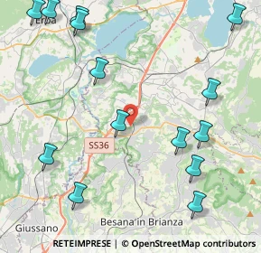 Mappa Via Taverna Conte, 23892 Bulciago LC, Italia (5.45643)