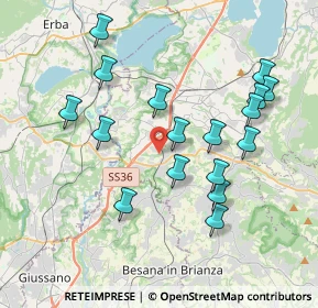 Mappa Via Taverna Conte, 23892 Bulciago LC, Italia (3.79824)