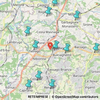 Mappa Via Taverna Conte, 23892 Bulciago LC, Italia (2.65)