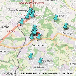 Mappa BULCIAGO - Bulciaghetto - Bivio S. Agost, 23892 Bulciago LC, Italia (0.939)