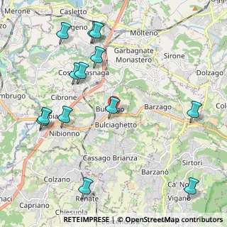 Mappa Via XXV Aprile, 23892 Bulciago LC, Italia (2.51923)