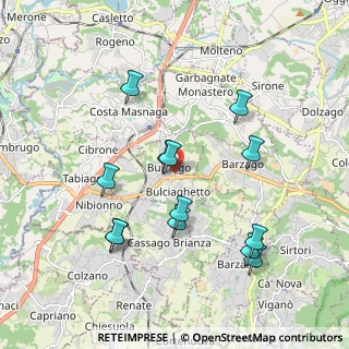 Mappa Via XXV Aprile, 23892 Bulciago LC, Italia (1.90538)