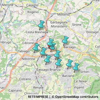 Mappa Via XXV Aprile, 23892 Bulciago LC, Italia (1.35273)
