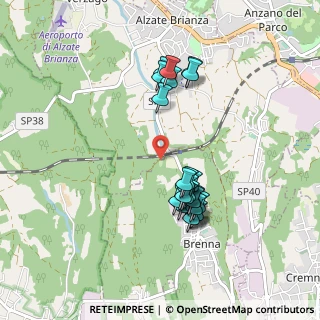 Mappa Via del Roccolo, 22040 Brenna CO, Italia (0.8375)