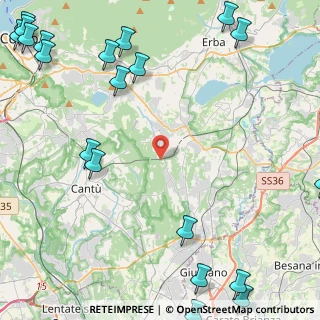 Mappa Via del Roccolo, 22040 Brenna CO, Italia (7.2485)