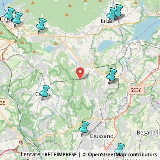 Mappa Via del Roccolo, 22040 Brenna CO, Italia (6.62909)