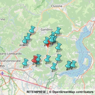 Mappa Viale Rimembranze, 24060 Casazza BG, Italia (6.58)