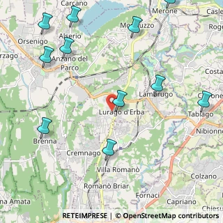 Mappa 22040 Lurago D'erba CO, Italia (2.8)
