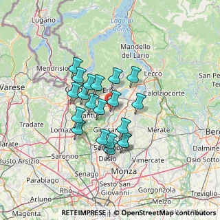 Mappa 22040 Lurago D'erba CO, Italia (10.403)