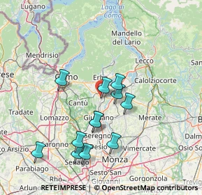 Mappa 22040 Lurago D'erba CO, Italia (13.55)