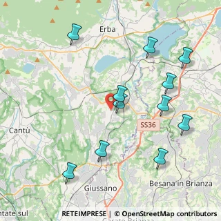Mappa 22040 Lurago D'erba CO, Italia (4.44182)