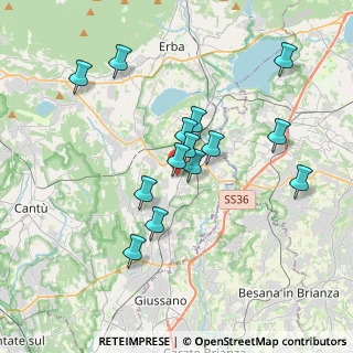 Mappa 22040 Lurago D'erba CO, Italia (3.29071)