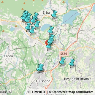 Mappa 22040 Lurago D'erba CO, Italia (4.3875)