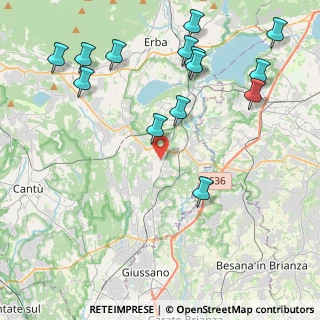 Mappa 22040 Lurago D'erba CO, Italia (5.075)