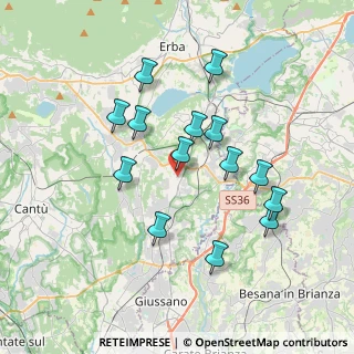 Mappa 22040 Lurago D'erba CO, Italia (3.37071)