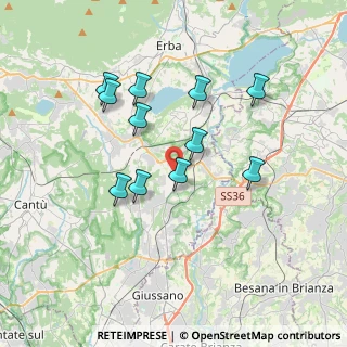 Mappa 22040 Lurago D'erba CO, Italia (3.23636)