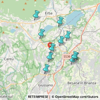 Mappa 22040 Lurago D'erba CO, Italia (3.41364)