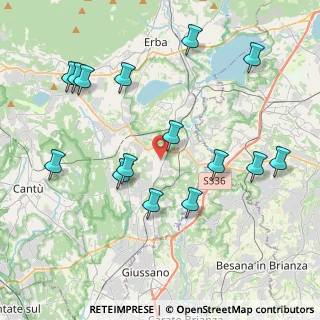 Mappa 22040 Lurago D'erba CO, Italia (4.44333)