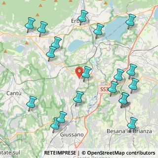Mappa 22040 Lurago D'erba CO, Italia (5.25421)