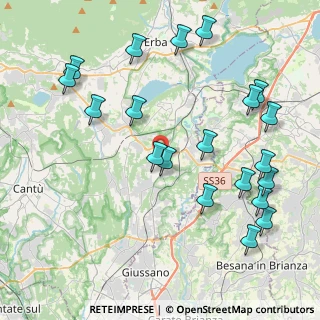 Mappa 22040 Lurago D'erba CO, Italia (4.8045)