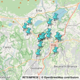 Mappa 22040 Lurago D'erba CO, Italia (2.752)