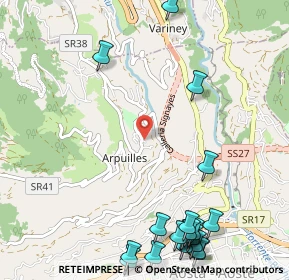 Mappa Loc. Arpuilles Capoluogo, 11100 Aosta AO, Italia (1.535)