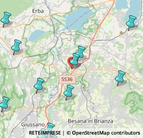 Mappa Via Fiume, 23895 Nibionno LC, Italia (6.33357)