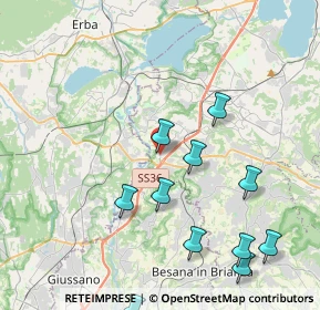 Mappa Via Fiume, 23895 Nibionno LC, Italia (4.99333)