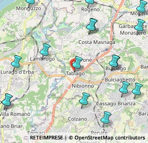 Mappa Via Fiume, 23895 Nibionno LC, Italia (2.92333)