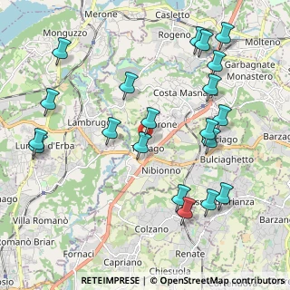 Mappa Via Santi SImone e Giuda, 23895 Nibionno LC, Italia (2.358)