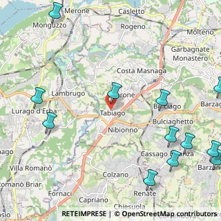 Mappa Via Camillo Benso Cavour, 23895 Nibionno LC, Italia (3.12667)