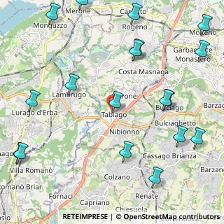 Mappa Via Santi SImone e Giuda, 23895 Nibionno LC, Italia (2.92333)
