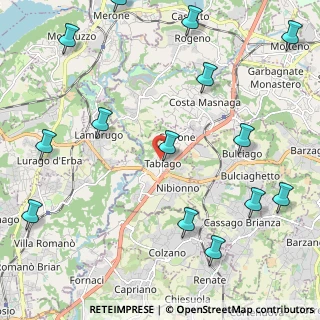 Mappa Via Santi SImone e Giuda, 23895 Nibionno LC, Italia (2.89714)