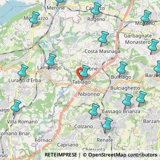 Mappa Via Vittorio Veneto, 23895 Nibionno LC, Italia (3.03875)