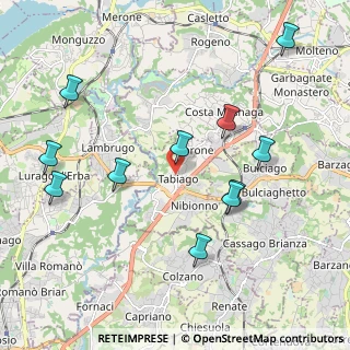 Mappa Via Camillo Benso Cavour, 23895 Nibionno LC, Italia (2.19727)