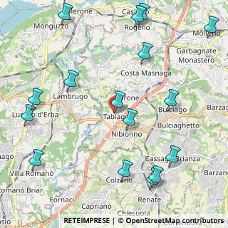 Mappa Via Santi SImone e Giuda, 23895 Nibionno LC, Italia (2.73688)