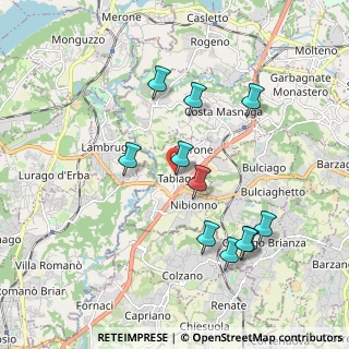 Mappa Via Camillo Benso Cavour, 23895 Nibionno LC, Italia (1.85636)