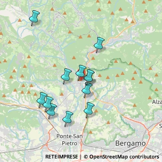 Mappa Via Cimaer, 24031 Almenno San Salvatore BG, Italia (3.45583)