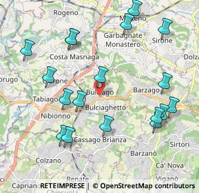 Mappa Bulciago, 23892 Bulciago LC, Italia (2.26333)
