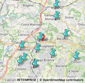 Mappa Bulciago, 23892 Bulciago LC, Italia (2.23417)