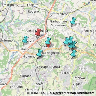 Mappa Bulciago, 23892 Bulciago LC, Italia (1.75)