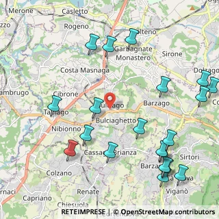 Mappa Bulciago, 23892 Bulciago LC, Italia (2.679)