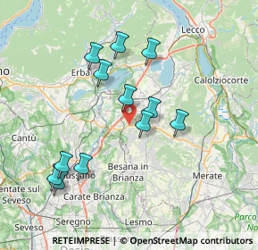 Mappa Bulciago, 23892 Bulciago LC, Italia (7.09917)