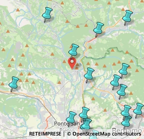 Mappa Via De Gasperi, 24031 Almenno San Salvatore BG, Italia (6.374)